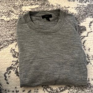 Jcrew worn once wool crew neck grey sweater